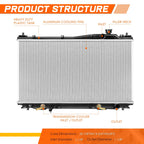 Full Aluminum Core Radiator for Honda Civic 2001–2005 1.7L AT DPI-2354