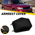 Black Leather Center Console Lid Armrest Cover Pad for Dodge Journey (2011–2020) EPY