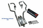 Dual Exhaust Kit for Dodge Ram 1500 (2019–2025) Side Rolled Tip