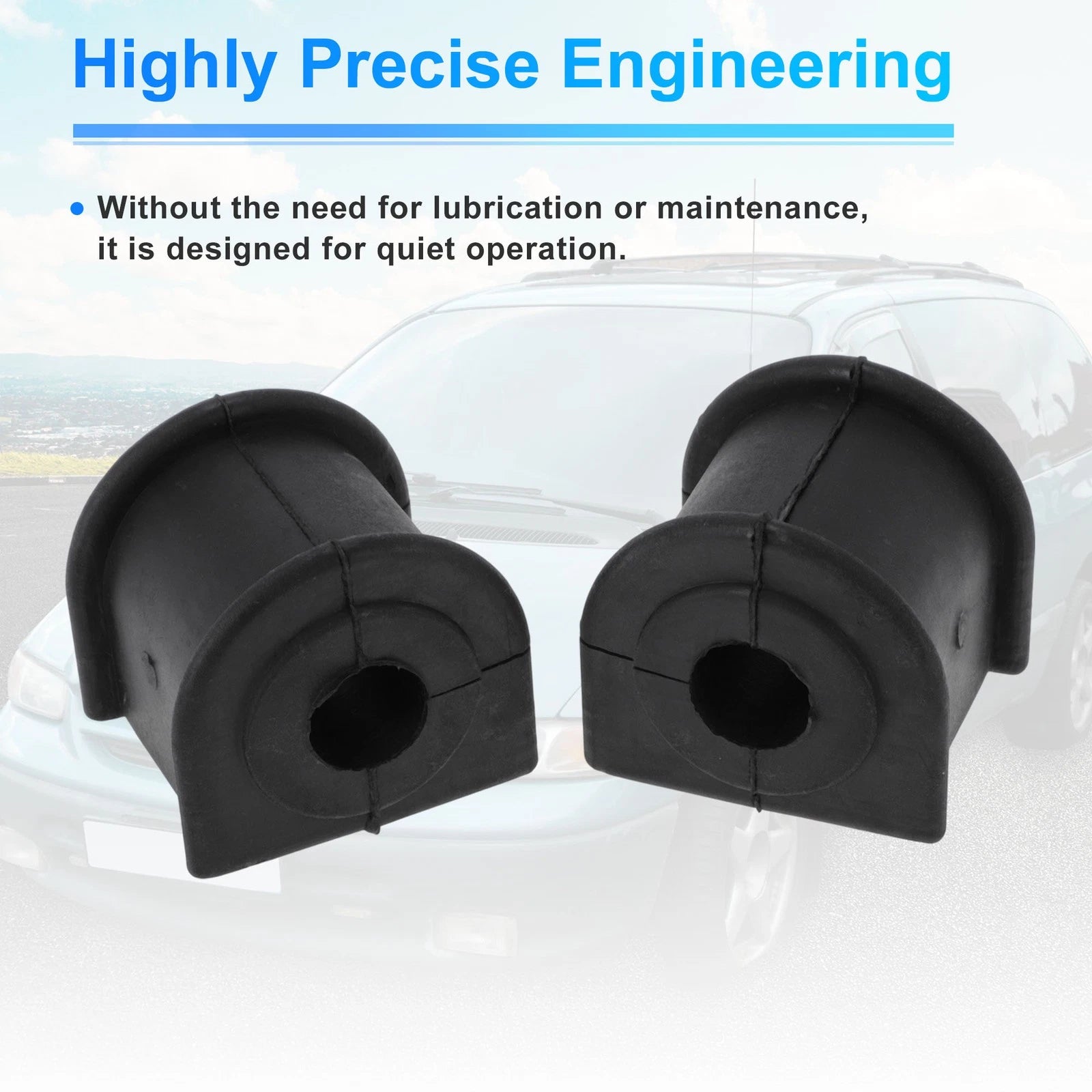 Stabilizer Sway Bar Bushing Kit No.K3160 for Dodge Dakota (2002–2004) Rubber