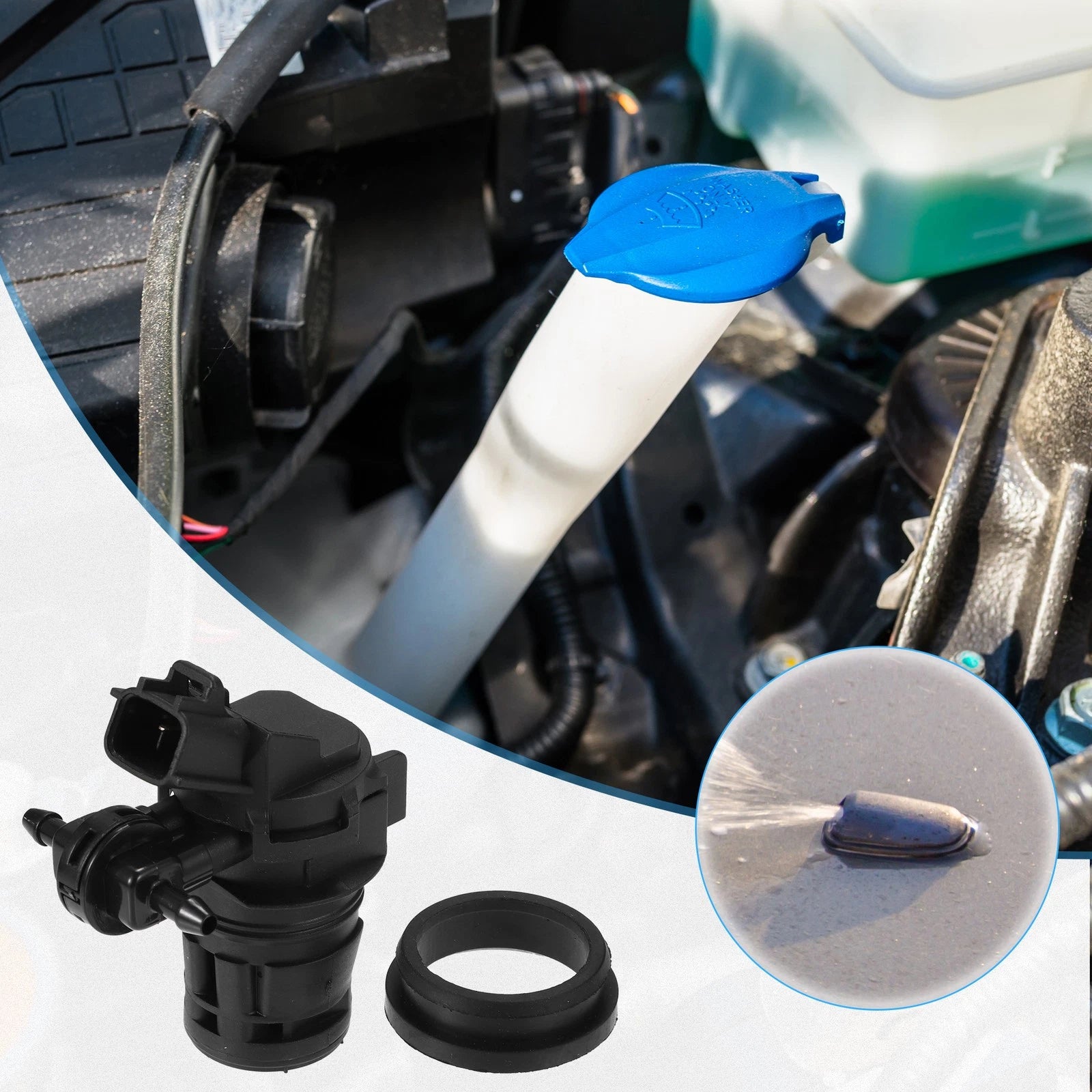 Windshield Washer Motor Pump No.BBP1-67-482 for Mazda 3 (2010–2018)