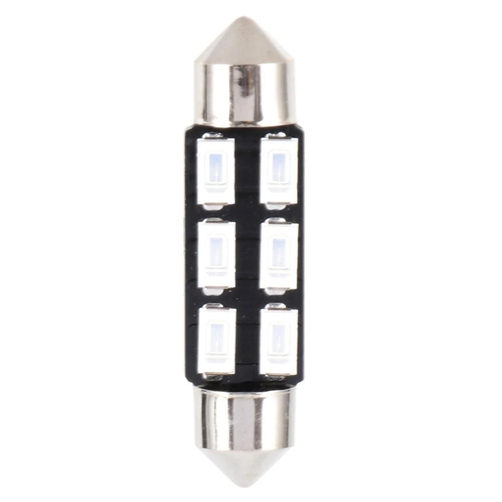 10pcs 39mm 5730-6-SMD Blue LED Festoon Bulb for Car Interior Lamp