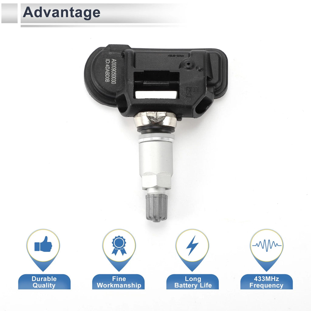 Tire Pressure Sensor A0009050030 for Mercedes-Benz C350 (2007–2015) 433MHz