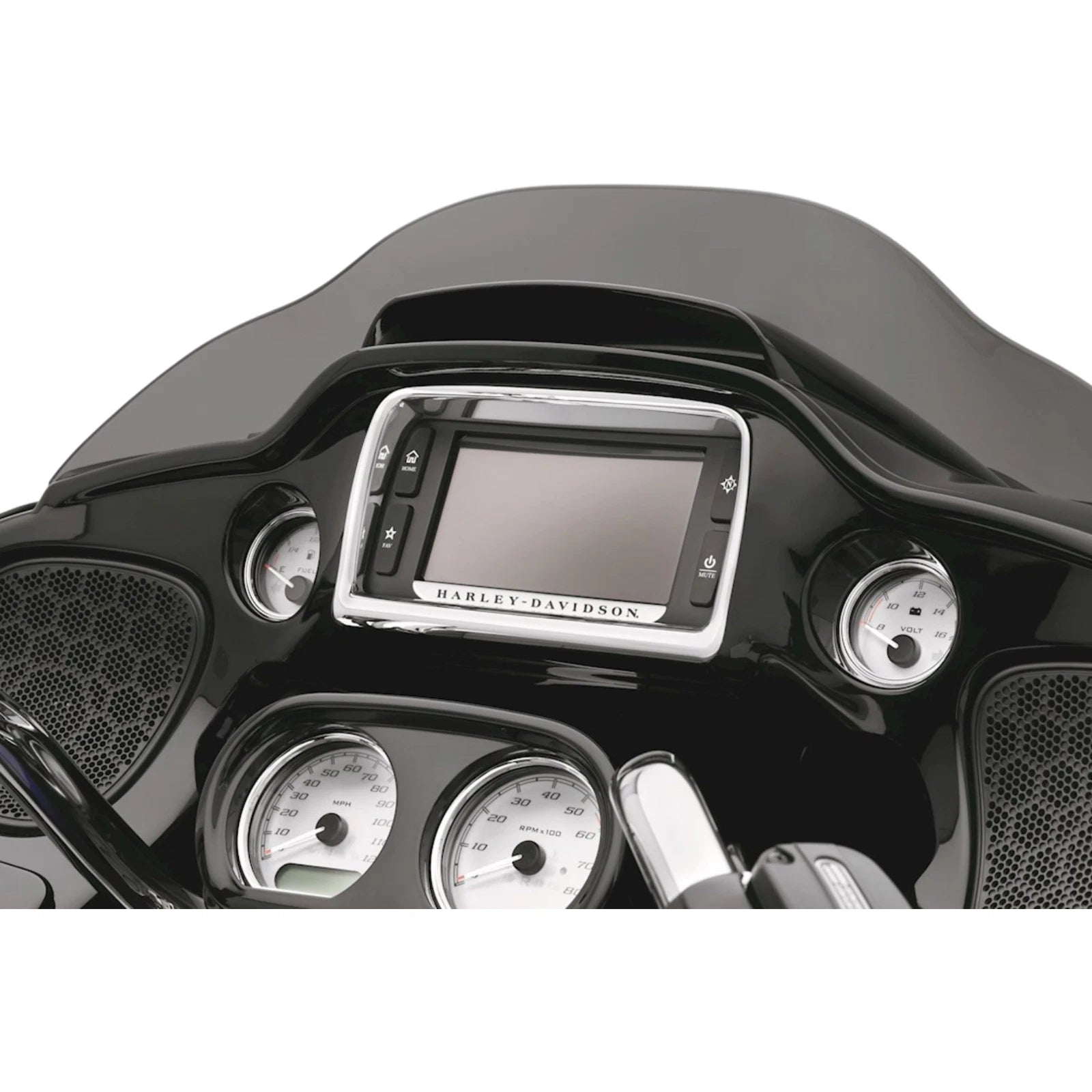Chrome Radio Trim Bezel for Harley Davidson Road Glide FLTRX (2015–2023)