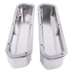 Billet Rail Valve Covers for Ford 260 289 302 351W V8 (Polished, Mounting Bolts)