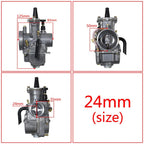 24mm Carburetor for 90cc to 125cc ATV UTV Motorcycle Bike (Universal)