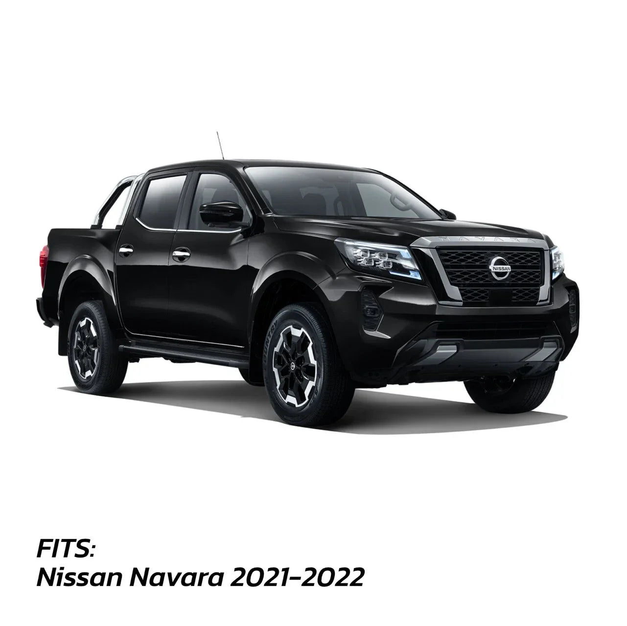 6" White Pearl Fender Flares for Nissan Navara 2021-2023 PRO-4X PRO-2X