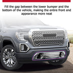 Chrome Lower Bumper Filler Skid Plate for GMC Sierra 1500 (2019-2022)