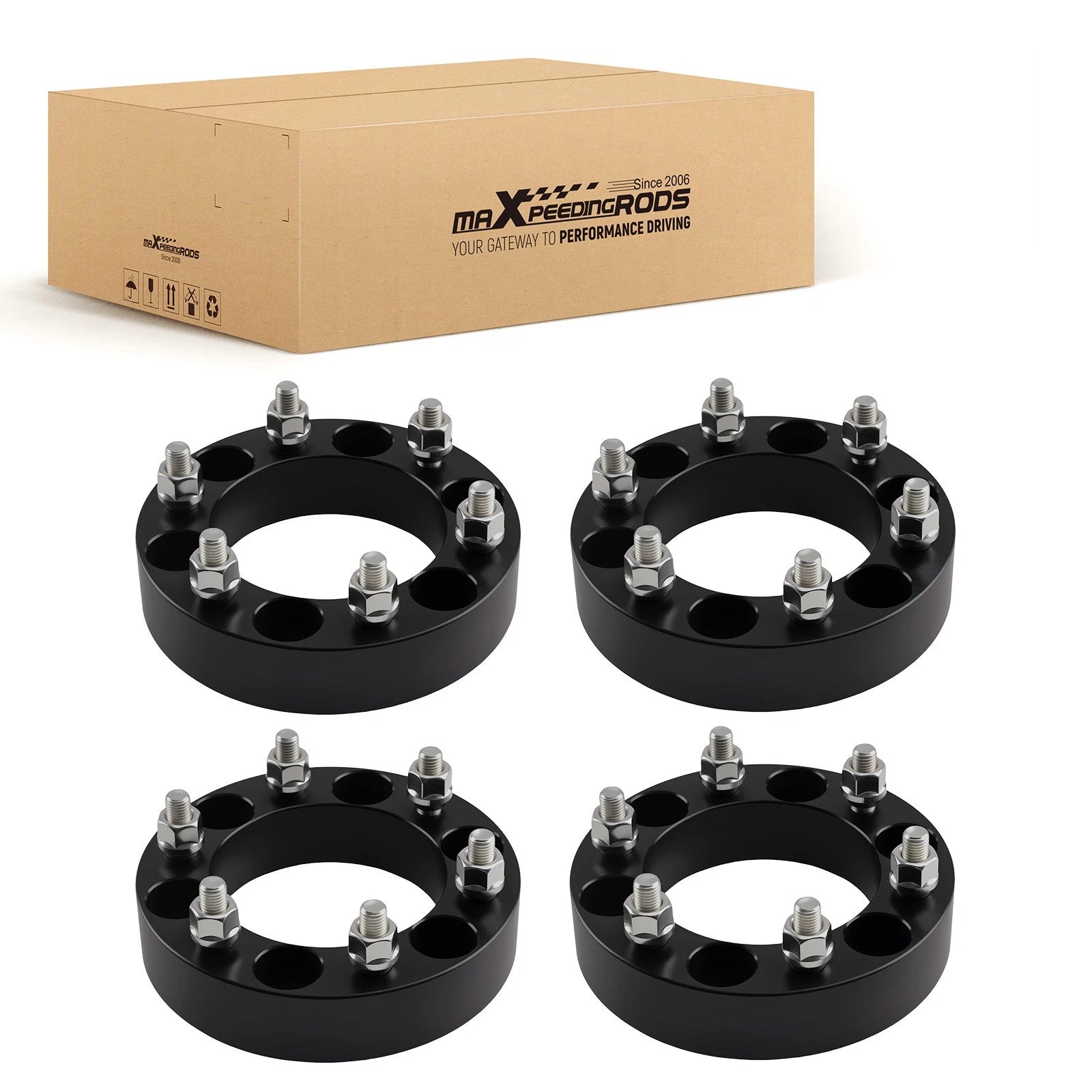 Set of 2 Wheel Spacers 38.1mm 6x139.7 for Toyota FJ Cruiser (2007–2023)