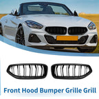 1 Pair Front Upper Bumper Grille for BMW Z4 G29 (2018–2024) Double Slat