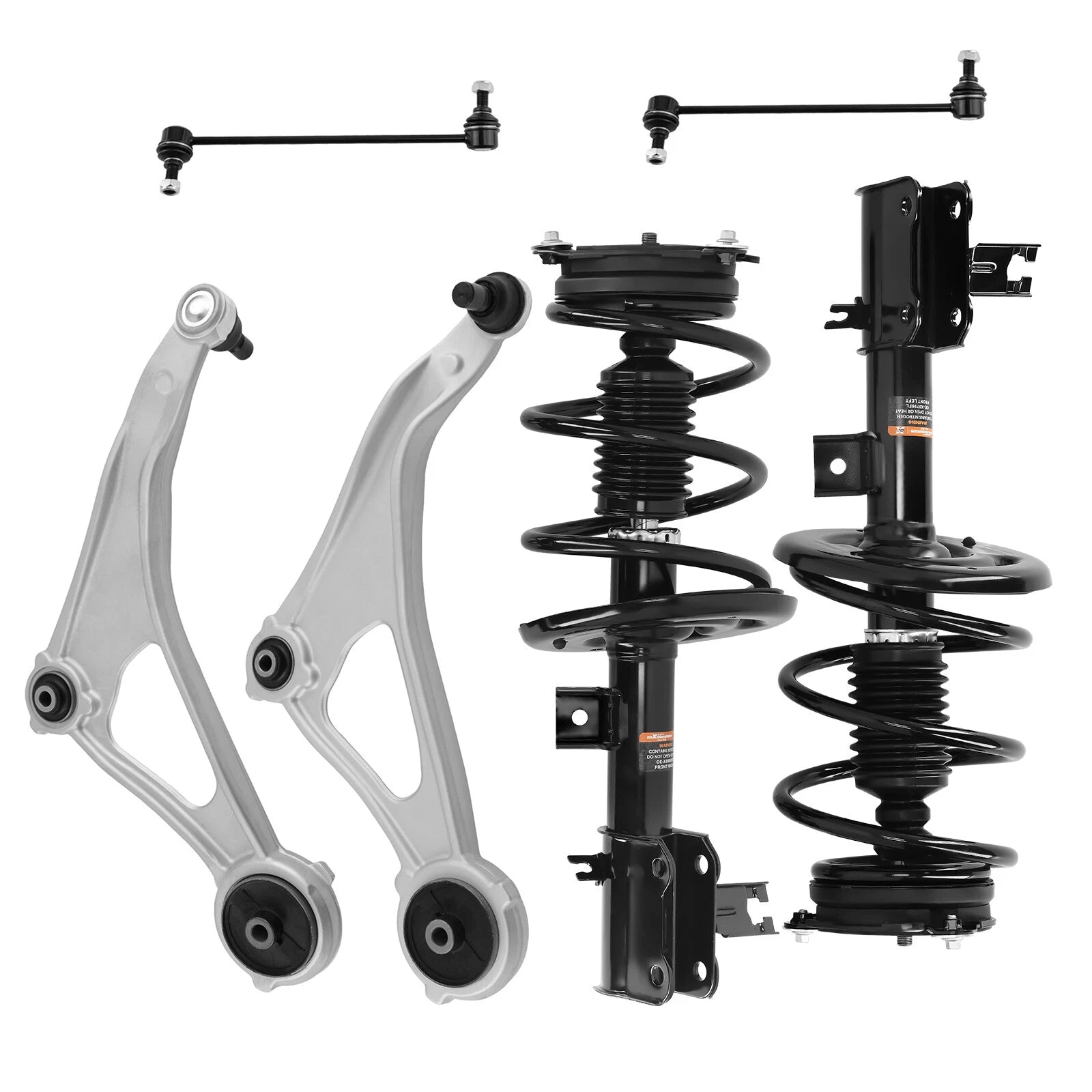 Set of 6 Front Struts with Control Arms for Nissan Altima (2013–2018)