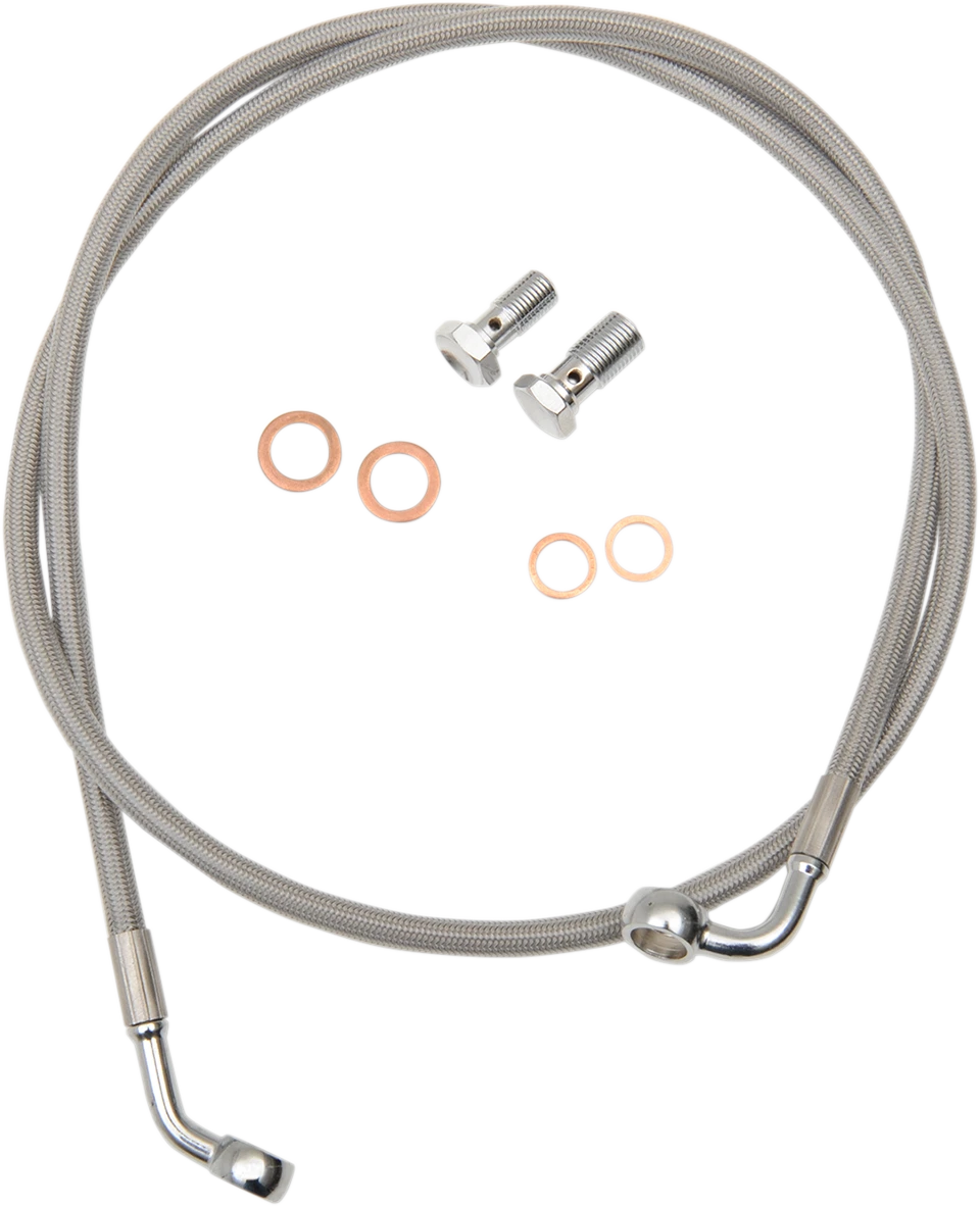 LA Choppers Brake Lines for Ape Hanger Handlebars (18" - 20")