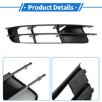 1pc Fog Light Grill for Audi Q7 (2007–2009) No. 4L0807682, ABS Black