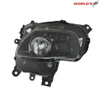 Headlight for Jeep Cherokee (2014–2018) Black Housing Halogen Right Side
