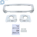 Split Chrome Steel Front Bumper for Toyota Tundra (2007–2013)