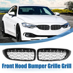 1 Pair Front Hood Bumper Grille for BMW 428i xDrive 430i xDrive 440i (2014–2020) 767153888595