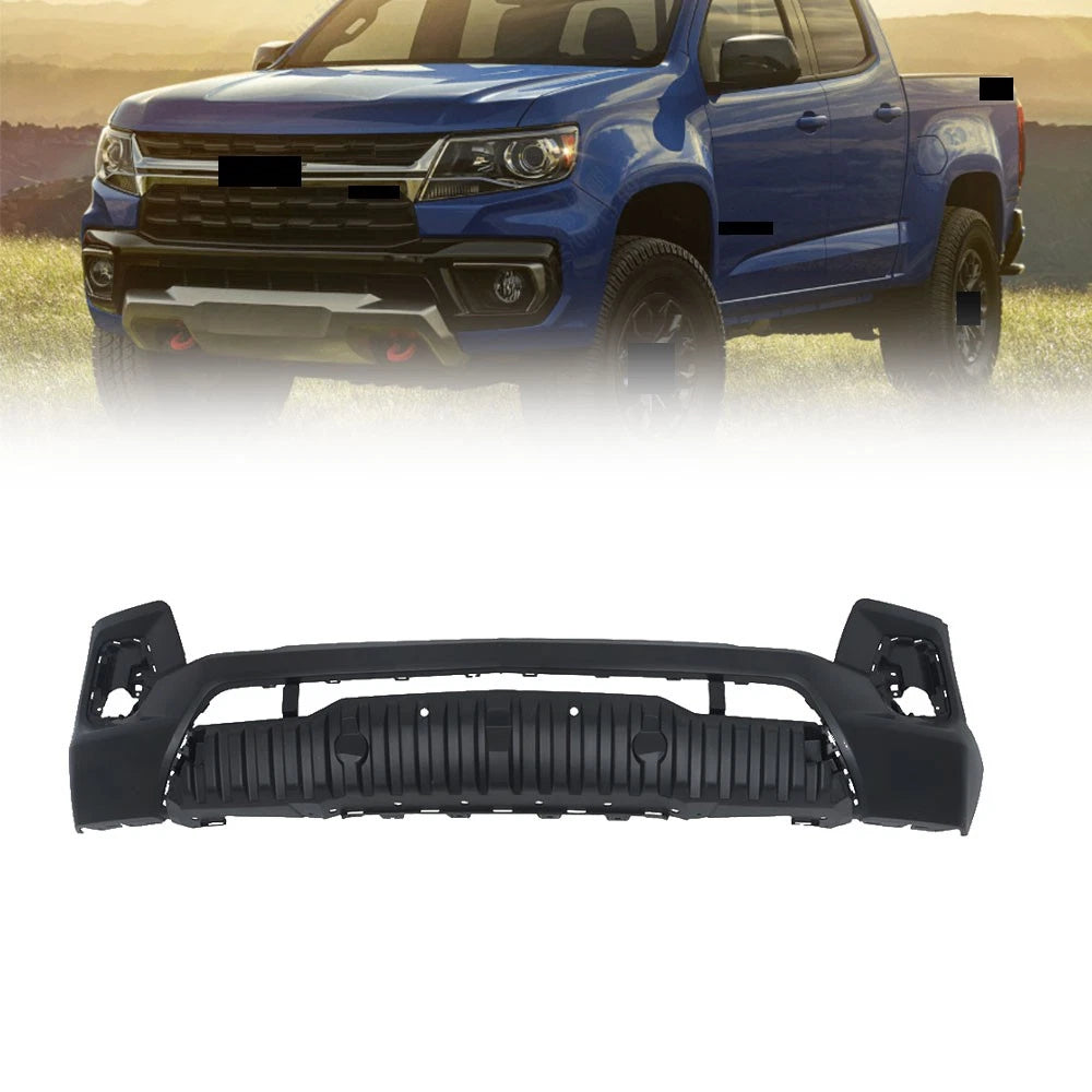 Front Bumper Cover for Chevrolet Colorado (2023-2025) Black Plastic