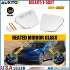 2X Heated Mirror Glass for Tesla Model 3 (2017–2023) 113065100A