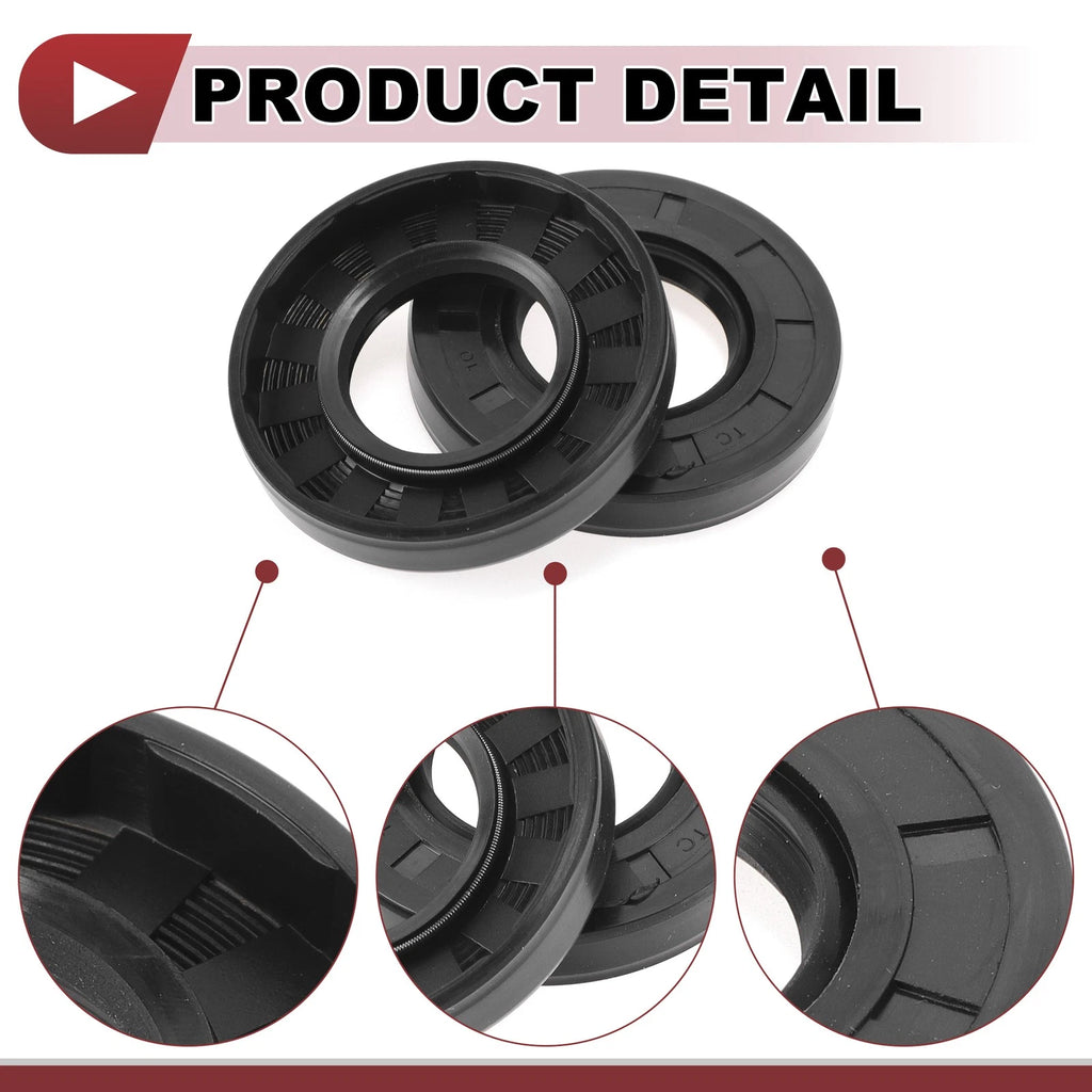 Set of 5 Rotary Shaft Oil Seals 32x62x10mm Nitrile Rubber 672668828656