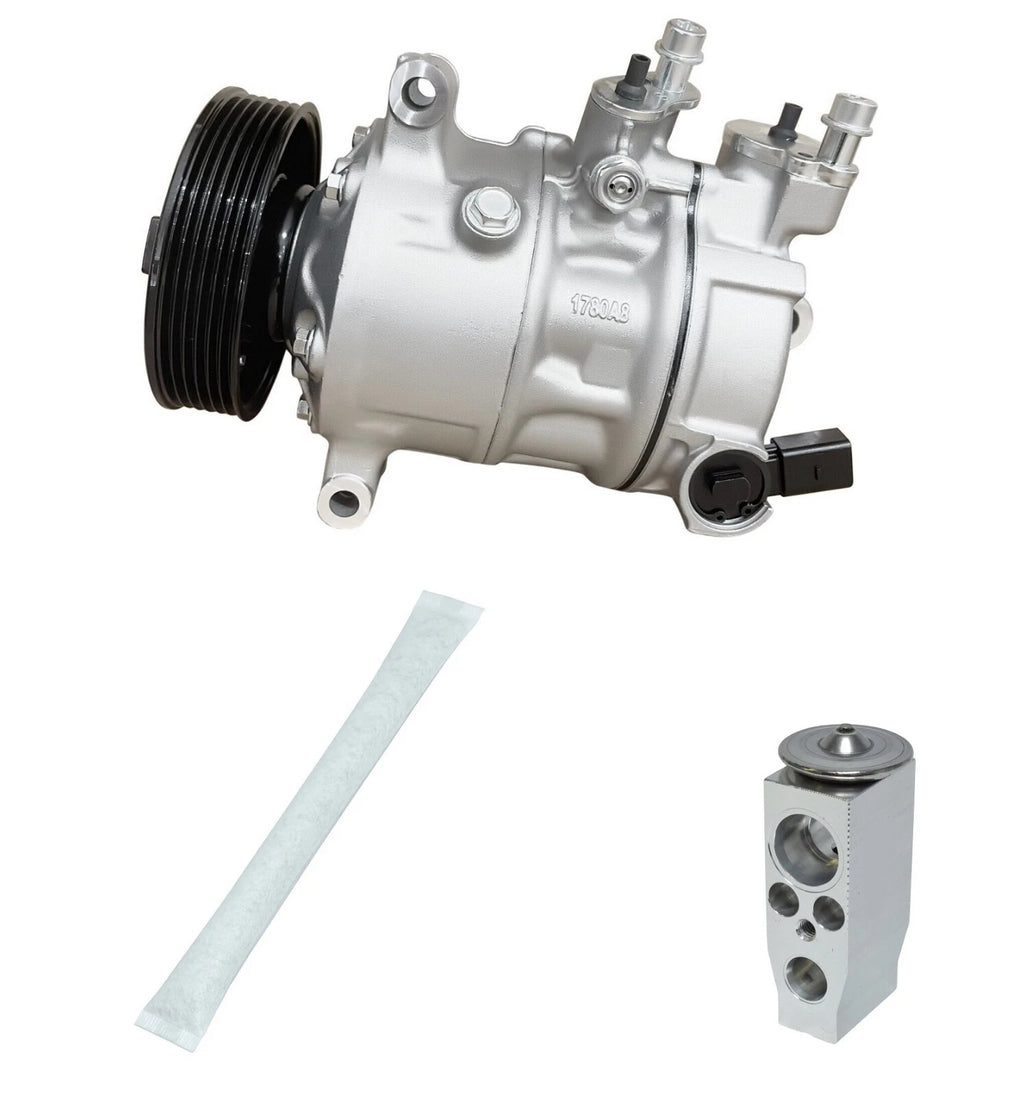 A C Compressor Kit Replacement for Audi A3 1.4L 1.8L 2.0L (2018–2018)
