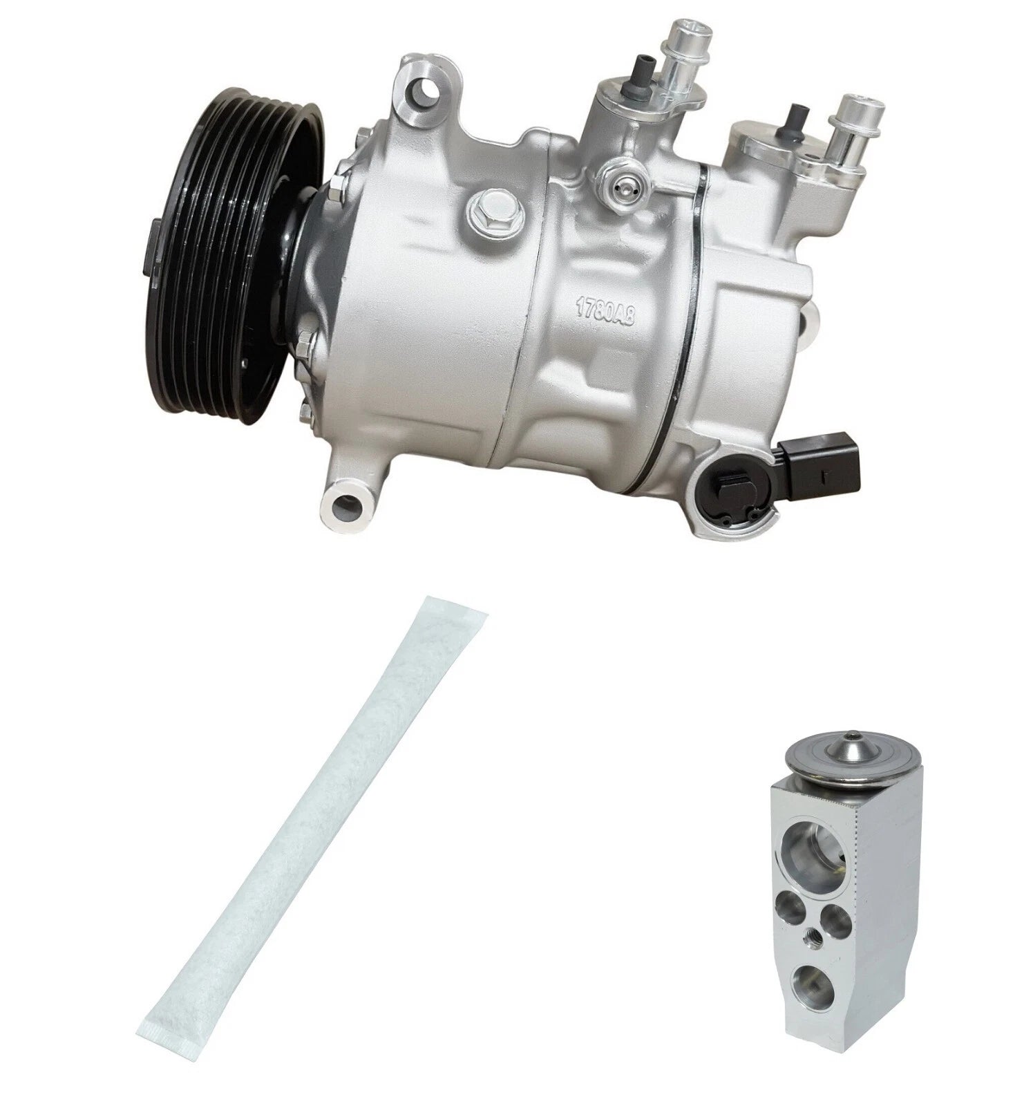 A C Compressor Kit Replacement for Audi A3 1.4L 1.8L 2.0L (2018–2018)