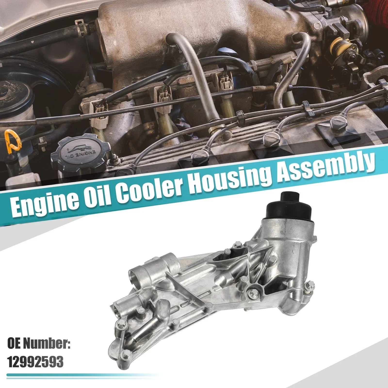 Engine Oil Cooler Housing Sensor Assembly for Chevrolet Aveo (2004-2011)