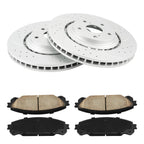 Front Drilled Slotted Rotors for Lexus RX 350 (2010–2015)