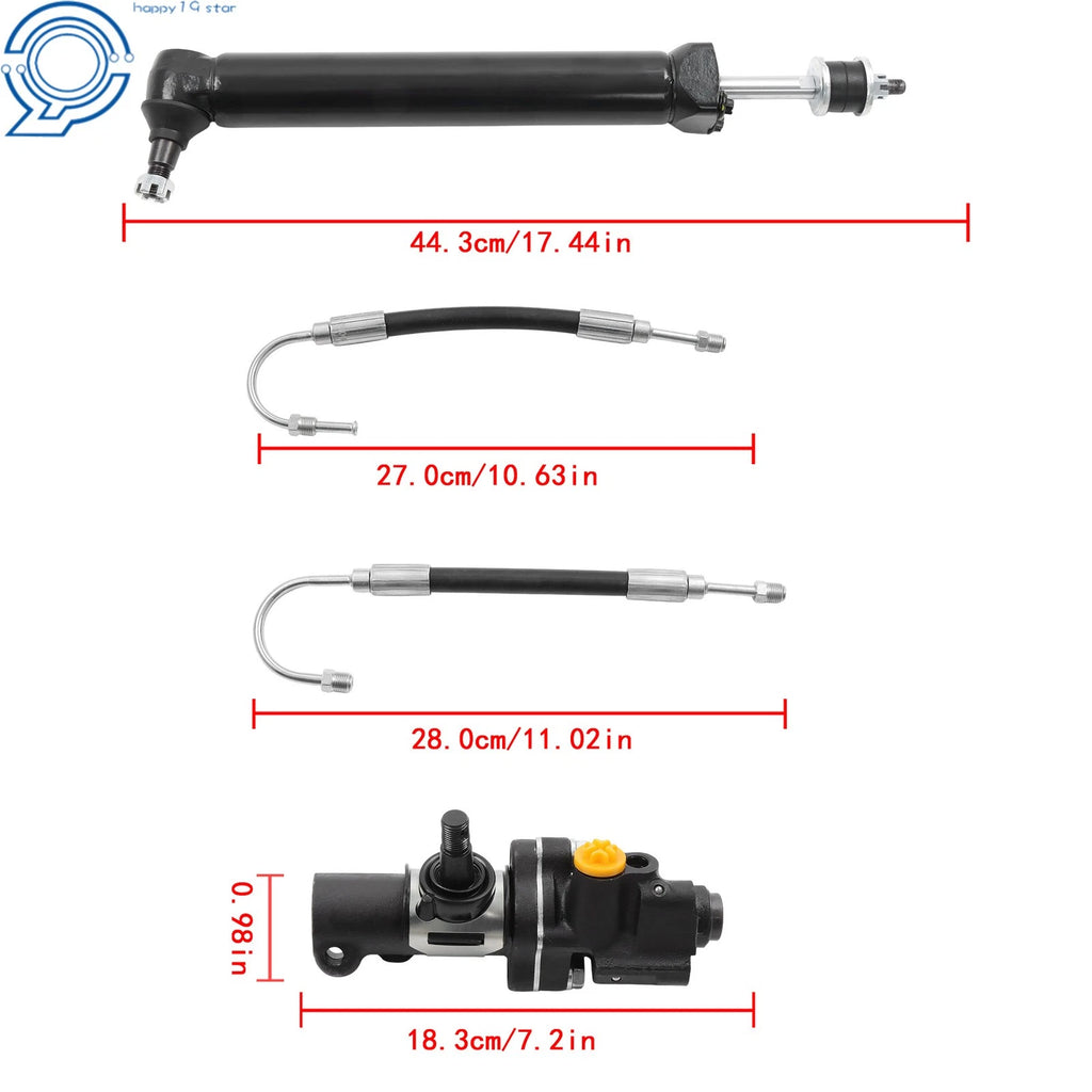 Power Steering Cylinder Valve Hose Kit for Chevy Bel Air Impala (1960–1964)