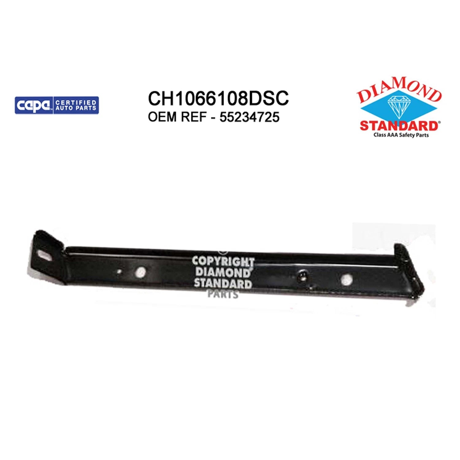 Outer Bumper Mounting Bracket Front Driver Side Replacement for (2005–2015)