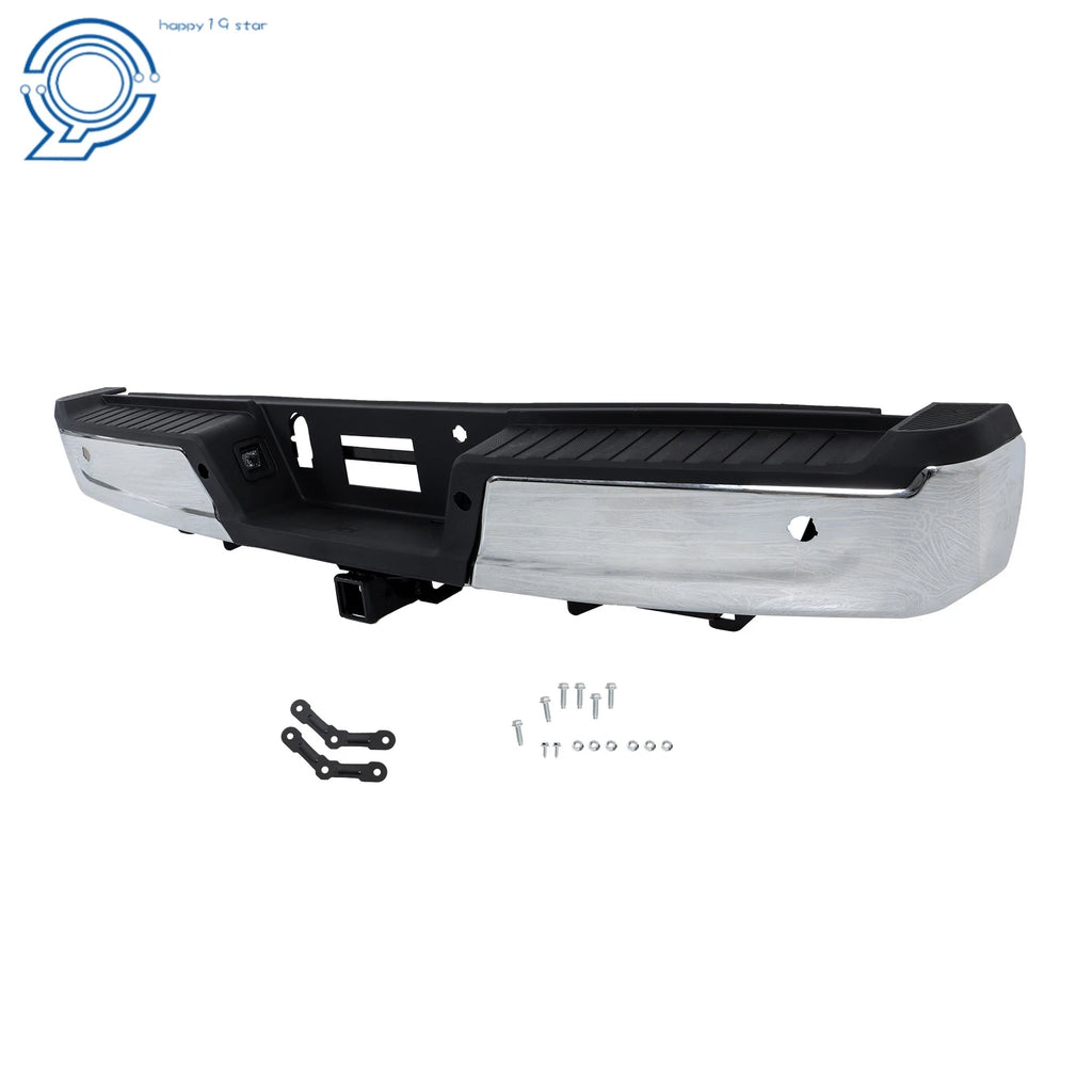 Chrome Rear Step Bumper Assembly for Ford F-150 (2021-2023)