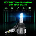 2X NOVSIGHT 9007 HB5 LED Headlight Bulbs 100W 20000LM for HID Xenon