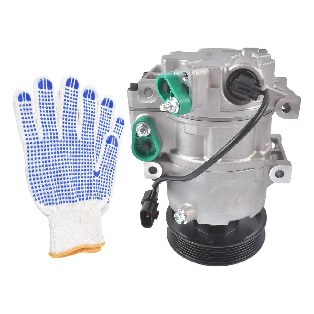 A/C Compressor with Clutch for Hyundai Genesis V6 3.8L (2009-2014)