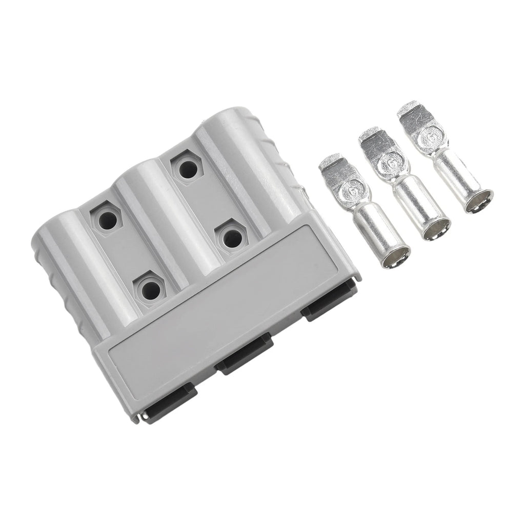 Set of 2 Anderson Plug Cable Terminal Battery Power Connector 50A/600V