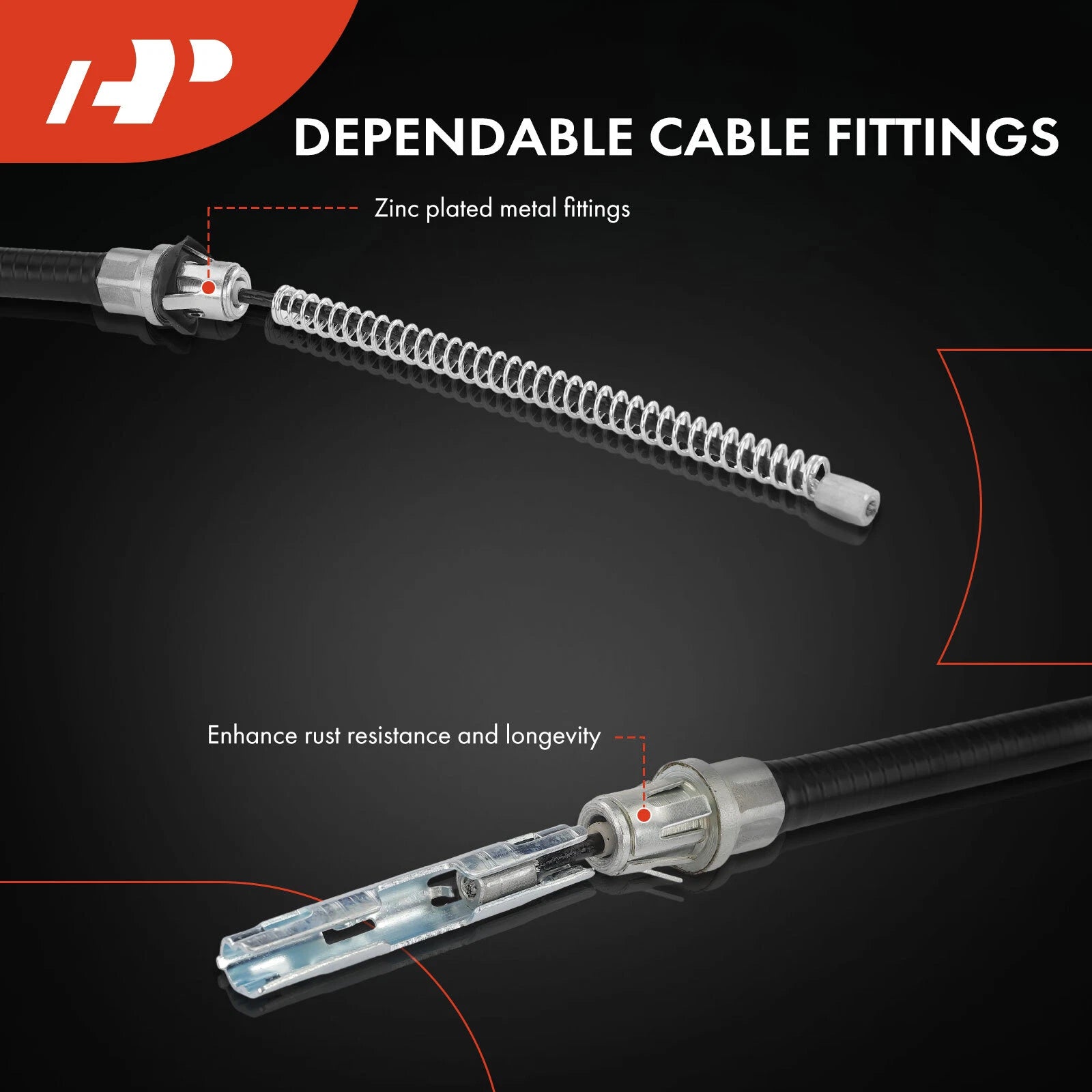 Rear Right Parking Brake Cable for Chevy Venture Pontiac Montana (1997–2005)