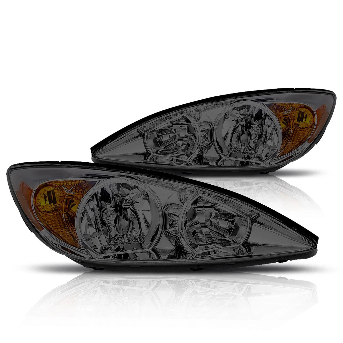 Headlight for Toyota Camry XV30 (2002–2004) Smoked Housing Amber Corner