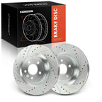 Front Side Drilled Brake Rotors for Ford Mustang (2011–2014)