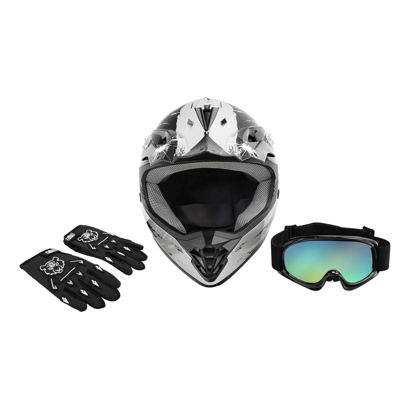 Youth ATV Helmet for Kids Motorcycle Full Face Off Road (DOT Approved)
