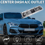 Center Dash A/C Outlet for BMW 528i (2011) No. 64229166885 Black Silver Tone