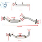Y Pipe Catalytic Converter for Ford F150 2011-2014