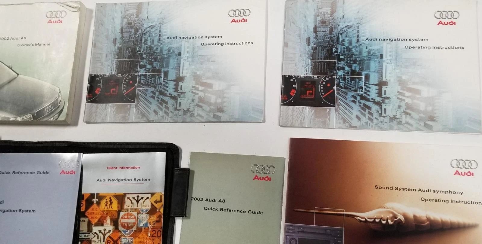 Owner's Manual Kit for Audi A8 Quattro (2002) 4.2L V8