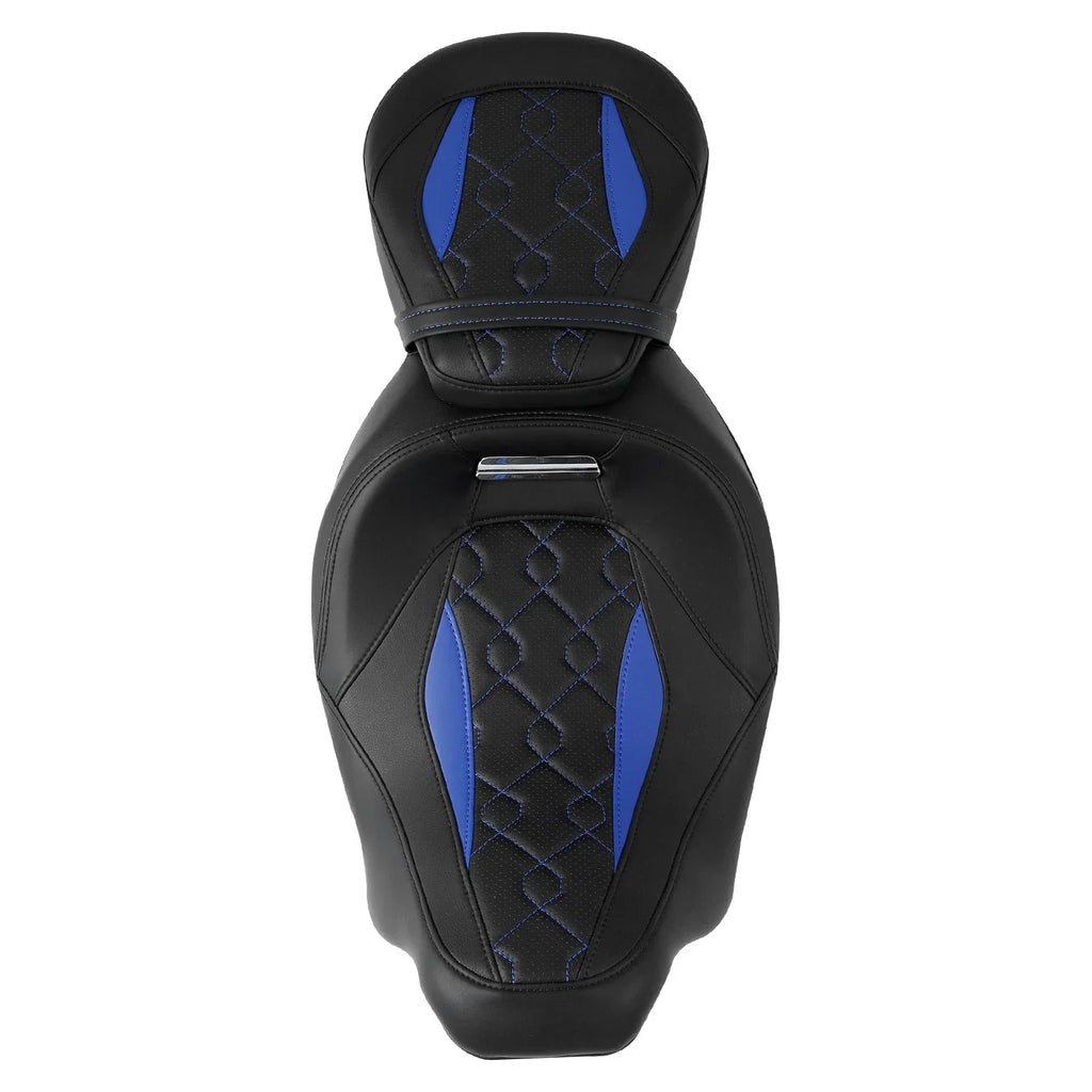 Driver Passenger Gel Seat for Harley Touring CVO Street Road Glide (2009-2023)
