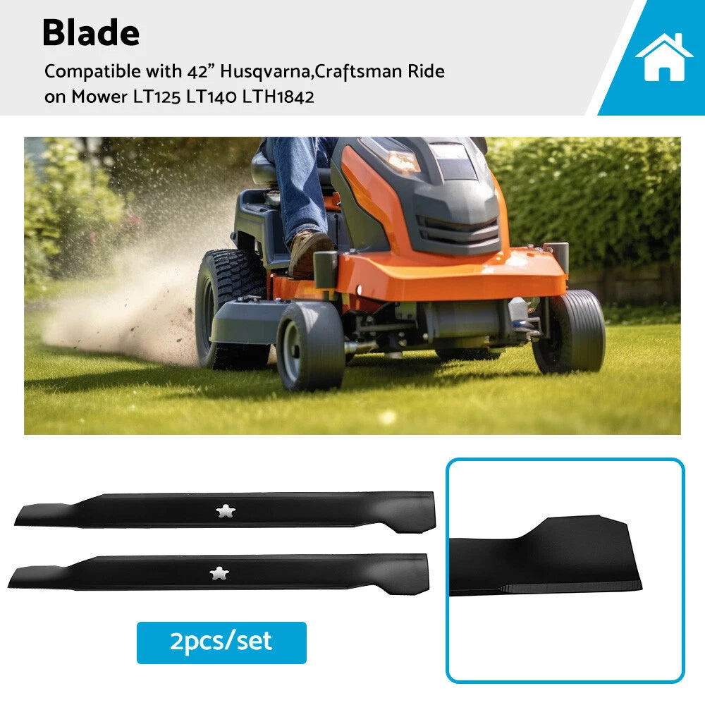 Blades for Husqvarna Craftsman 42in Ride on Mower (Ref. 138971)