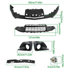 Front Lower Bumper, Grill & Fog Lamp Cover for Chevy Traverse (2018-2020)