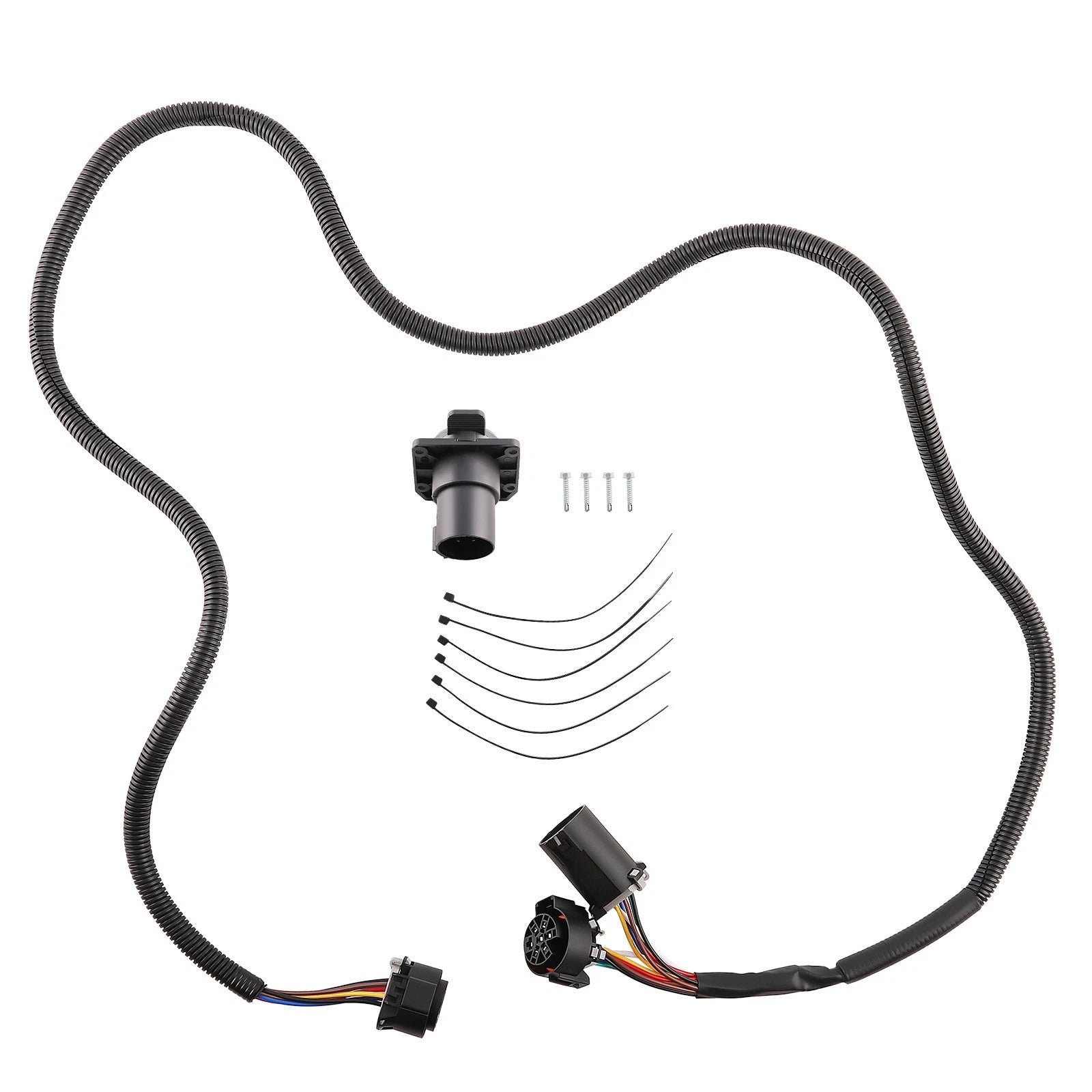 7Pin Trailer Wiring Harness Plug Connectors for GMC Ram (56070)