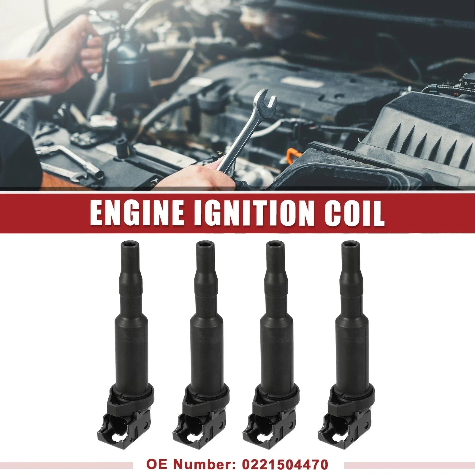 4 x Ignition Coil Pack for BMW 128i (2008 - 2013)