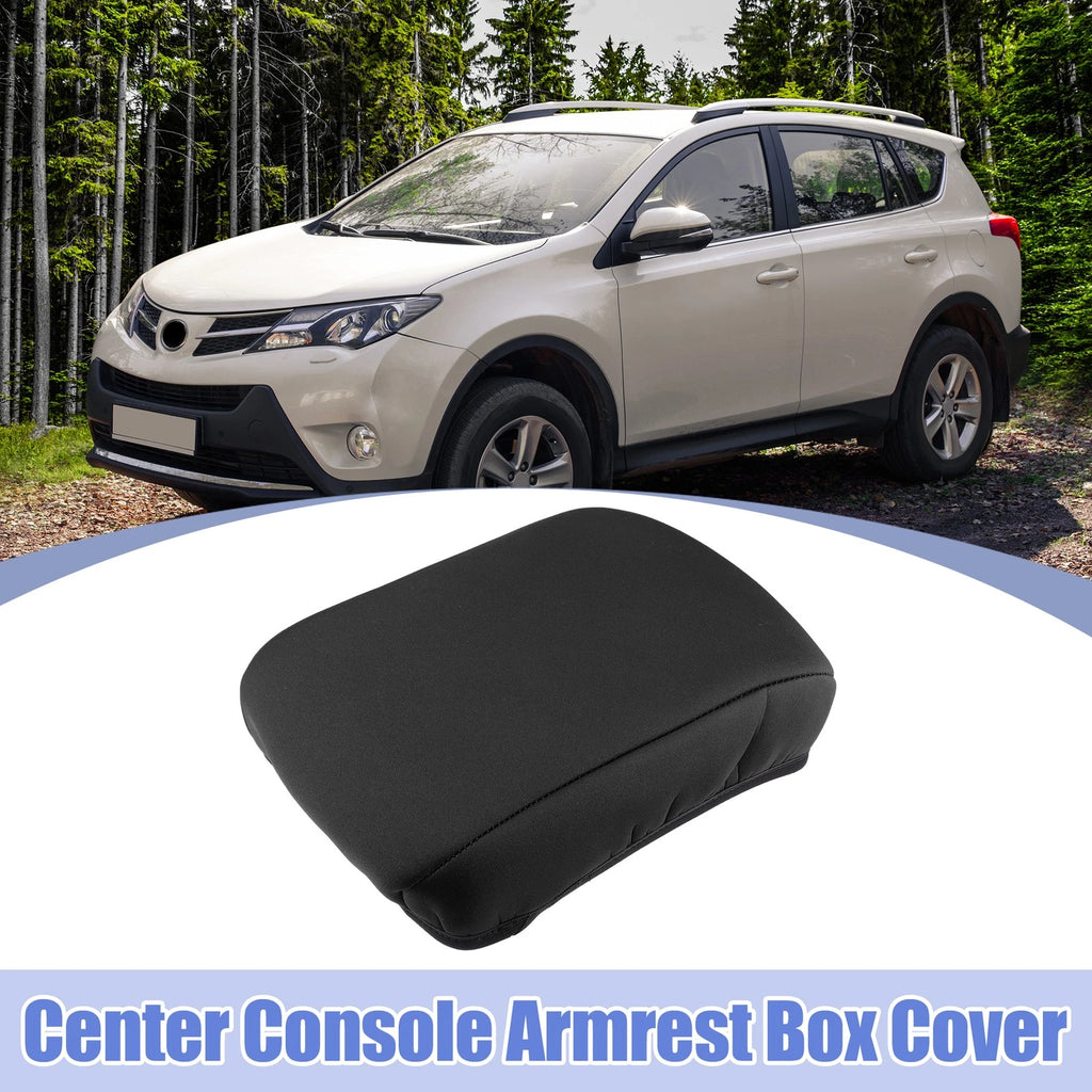 Center Console Armrest Box Cover for Toyota RAV4 (2014–2018) Black