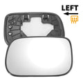 Left Side Heated White Mirror Glass for Honda Civic (2001–2005)