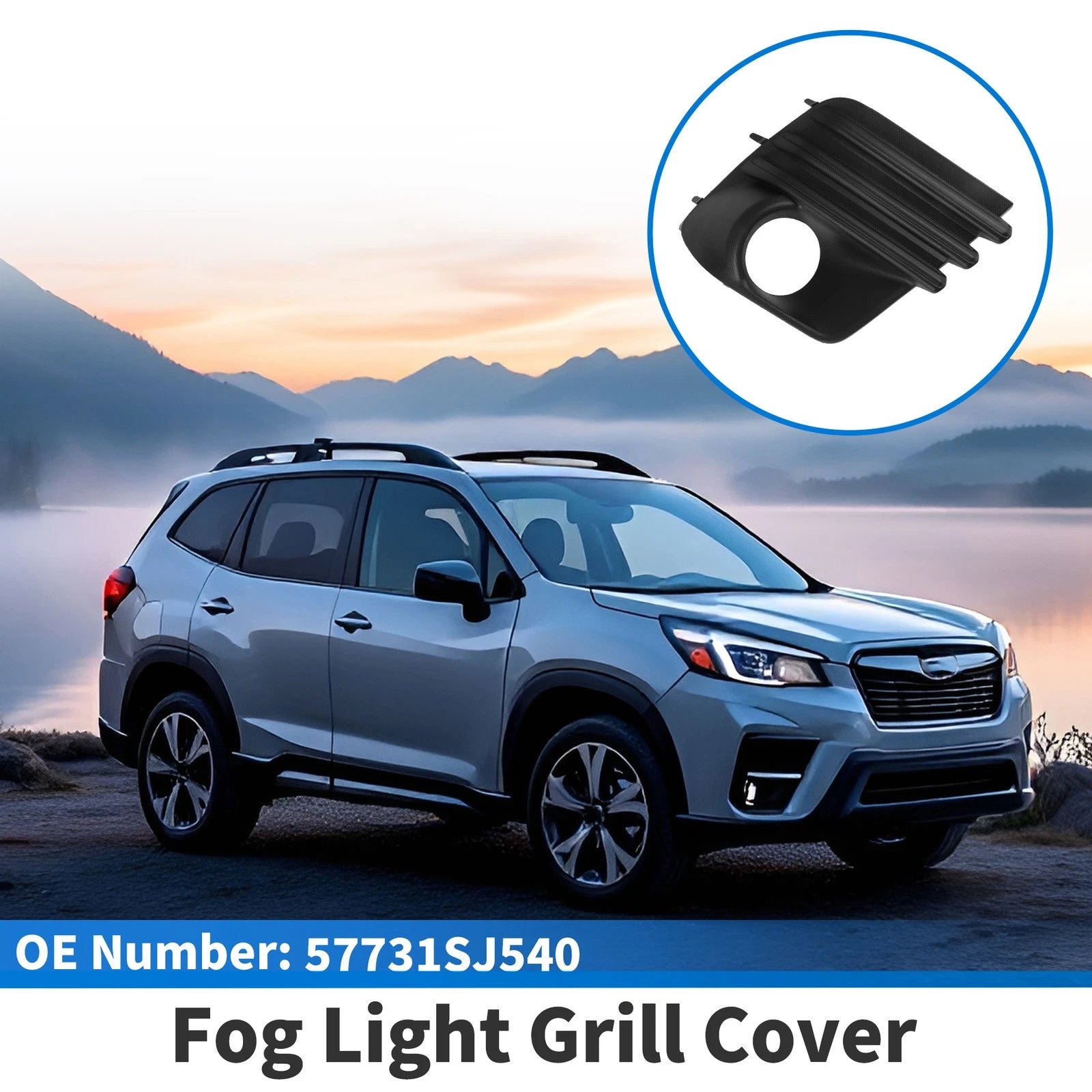 1 Pcs Fog Light Grill for Subaru Forester (2022–2024) No. 57731SJ540