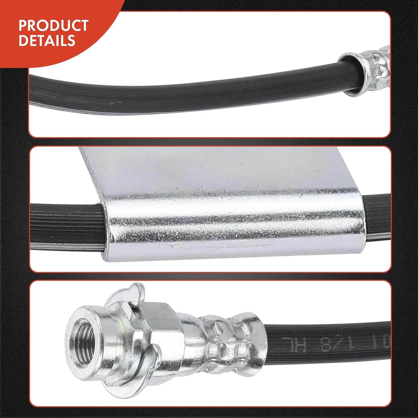Front Left Brake Hydraulic Hose for Chevy C1500 Suburban (1995–1999)