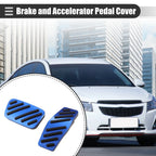 Brake & Accelerator Pedal Covers for Chevrolet Cruze (2009-2020) Black Blue
